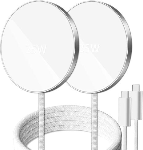 MagSafe Charger 25W Magnetic Wireless Charger Fast Charging Pad in Kuwait