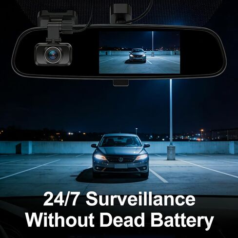 OBD2 to USB C Dash Cam Cable, 24/7 Parking Surveillance Mode with Dual Mode Switch, 3.5m Durable Power Adapter Cord for GPS, Radar Detector Hardwire Kit, Daily Commute, Ride-Hailing & Road Trips in Kuwait