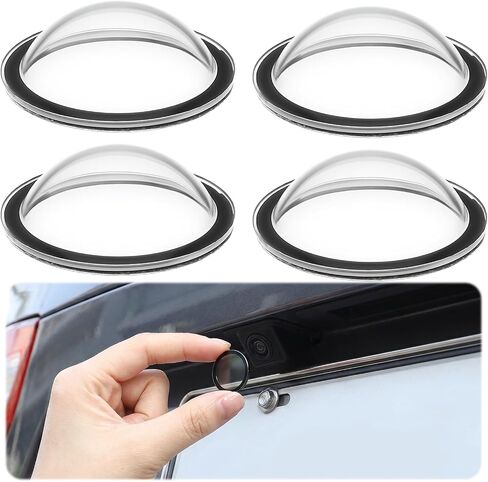 4 PCS Car Camera Lens Protector, Car Camera Protective Cover, 360° All-Round Protection Anti-Scratch Clear Weatherproof Cars Backup Cameras with Most Vehicle Cameras, Anti-Rain in Saudi Arabia