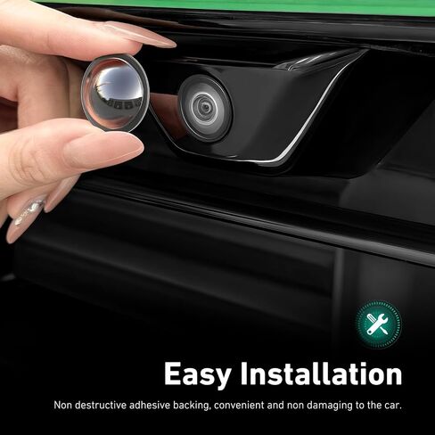 2 PCS Car Backup Camera Protector Covers, Clear HD Anti-Scratch Lens Cap, Car Rear View Camera Protection Cover, Universal for Most Cars in Saudi Arabia