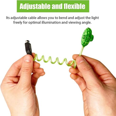 Worm Light for Game Boy Advance GBA — Flexible LED Screen Illumination Lamp, Plug-in Backlight Attachment, No Batteries Required, Assorted Color in Kuwait