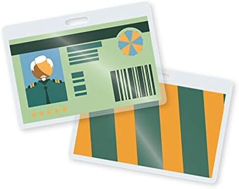 5 Mil Pre-Punched Slot Laminating Pouches with Rounded Corners | Military Card Size | 2-5/8 in. x 3-7/8 in. | Glossy Finish | Premium Adhesive for High-Clarity | 2 Carriers Included | 500 Pack in Kuwait