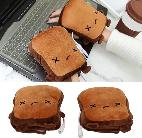 Cute Cartoon USB Heaters Fast Heating for Women and Kids Soft Acrylic Fiber Winter in Kuwait