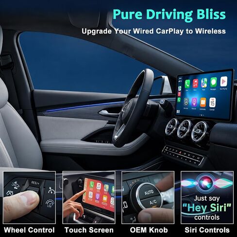 SkycropHD Wireless CarPlay Adapter for iPhone, Apple Car Play Dongle in Kuwait