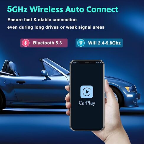 SkycropHD Wireless CarPlay Adapter for iPhone, Apple Car Play Dongle in Kuwait