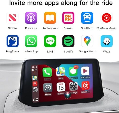 OEM Mazda Carplay Android Auto Retrofit Kit TK78-66-9U0C Wireless Carplay in Kuwait