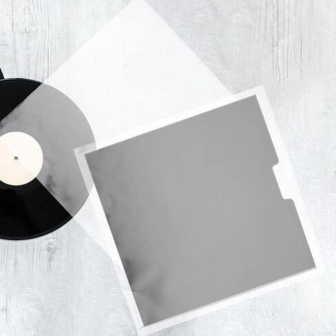 12pcs Vinyl Record Outer Sleeves Plastic Snug Fit Protection in Kuwait