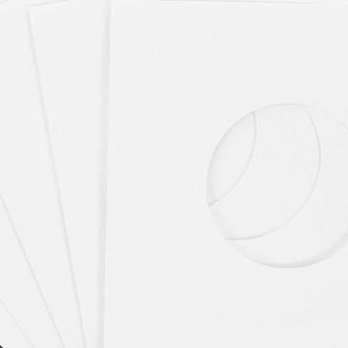 20pcs Vinyl Record Kraft Paper Storage Sleeves White Right Angle in Kuwait
