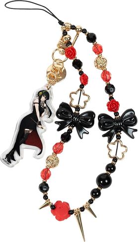 iFace [Limited Edition SPY x FAMILY Beaded Wristlet Universal Charm Strap - Cute Wrist Straps for Phone Camera Keys AirPods in Kuwait