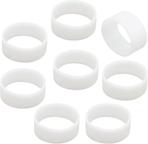 Silicone Cable Ties, 10mm White, 200-Pack in Kuwait