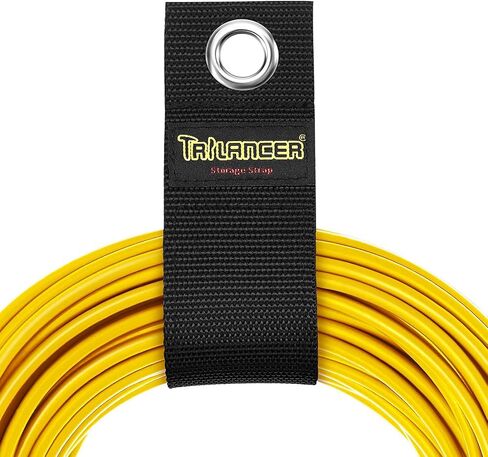 Extension Cord Organizer(Assorted 8 Pack), Cord Holder for Garage Organization and Storage, Heavy Duty Straps for Cables, Garden Hoses, Ropes with Metal Grommet for Hanging on Walls(4L,4XL) in Kuwait