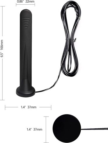 TS9 Antenna, 12dBi External 5G 4G LTE GSM Magnetic Base Antenna,Compatible with Netgear AT&T Nighthawk M6 MR6110 MR6500 M5 MR5100 MR5200 M1 MR1100 LB2120 Hotspots Router 2 Pack in Kuwait