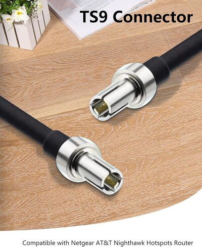 TS9 Antenna, 12dBi External 5G 4G LTE GSM Magnetic Base Antenna,Compatible with Netgear AT&T Nighthawk M6 MR6110 MR6500 M5 MR5100 MR5200 M1 MR1100 LB2120 Hotspots Router 2 Pack in Kuwait