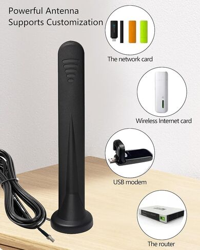 TS9 Antenna, 12dBi External 5G 4G LTE GSM Magnetic Base Antenna,Compatible with Netgear AT&T Nighthawk M6 MR6110 MR6500 M5 MR5100 MR5200 M1 MR1100 LB2120 Hotspots Router 2 Pack in Kuwait