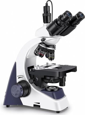 Trinocular Compound Microscope 40X-5000X, Metal Lab USB Kit in Saudi Arabia