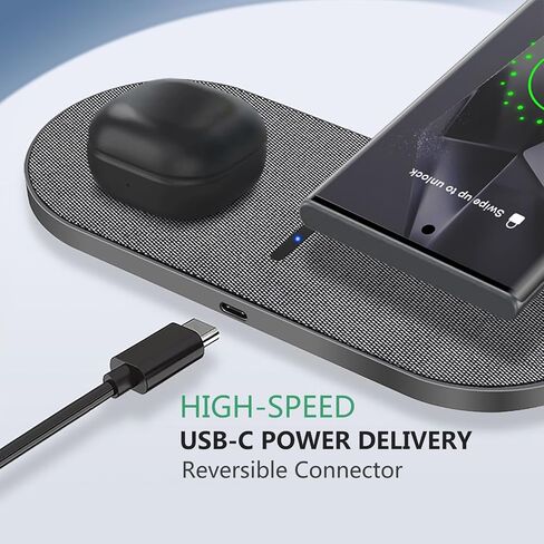 2 in 1 Wireless Charger,50W Double Wireless Charging Station for iPhone in Kuwait