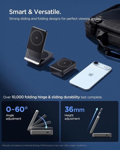 Spigen Foldable Wireless Charger, 25W Qi2.2 2-in-1 in Kuwait