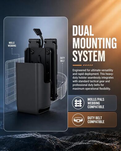 Hard-Shell Radio Holster Compatible with Motorola APX 6000/8000 in Kuwait
