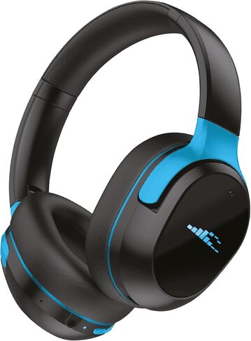 H2O Audio RIPT Ultra Over-The-Ear Sport Headphones – 100% Sweatproof Zwift Headphones with Active Noise Cancellation, 50H Battery, Interchangeable Washable Cushions, Bluetooth, Mic, and Travel Case in Kuwait