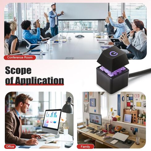 APIELE PC Power Button Desktop PC Computer External Power ON Off LED Push Computer Host Button Supply Supplies with 1.8m Cables for Computer Motherboard Black Keyboard Model in Kuwait