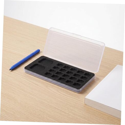 Portable Memory Card Storage Case for 20 Cards, Organizer with Ultrathin Design and Protective Plastic + Sponge Material, for Everyday Use and Travel in Kuwait