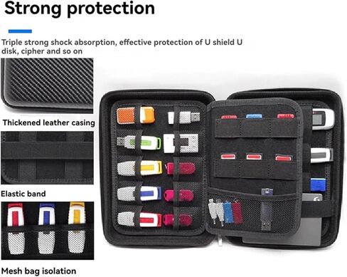 EVA USB Flash Drive Case for SD Cards & Thumb Drives Storage in Kuwait
