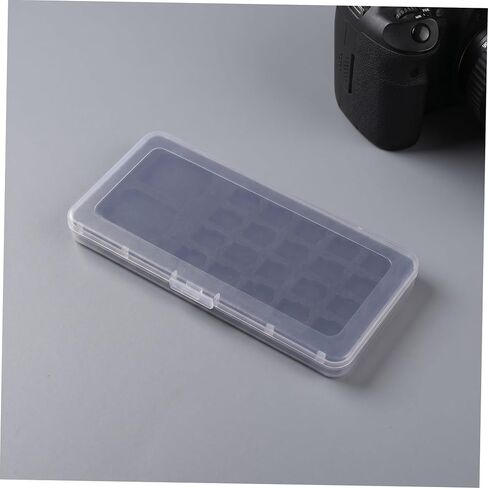 Memory Card Case with Visibility and Large Capacity Storage Portable Plastic Card Box Holder for Sim Ultraslim Design for Travel and Professional Use in Kuwait