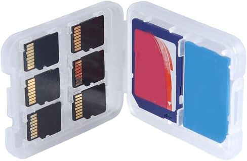 Memory Card Storage Box, Holds 8 Cards(1PCS) in Kuwait