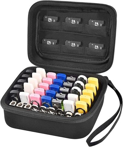USB Flash Drive Case SD Card Organizer Shockproof Portable Storage Bag for 44 Drives in Kuwait