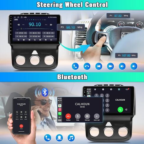 Car Radio Upgrade for Dodge RAM 1500 2013-2018 with CarPlay Android Auto in Kuwait