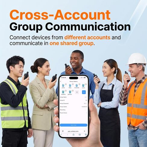 Global 4G LTE PoC Walkie Talkies Unlimited Range Rapid Radio 2 Pcak in Kuwait