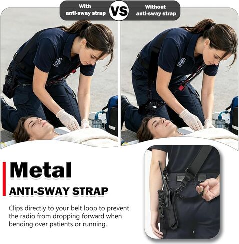 Firefighter Radio Strap Holster with Anti-Sway Strap in Kuwait