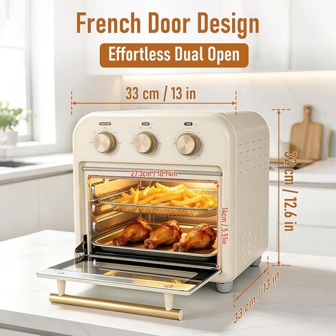 PHS 13 QT Toaster Oven Air Fryer Combo with Mechanical Knobs in Kuwait
