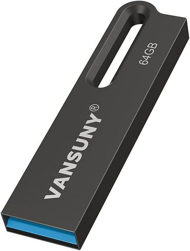 Vansuny 64GB Flash Drive Metal Waterproof USB Drive USB 3.0 Ultra High Speed Memory Stick, Portable Thumb Drive for PC/Tablets/Mac/Laptop in Saudi Arabia