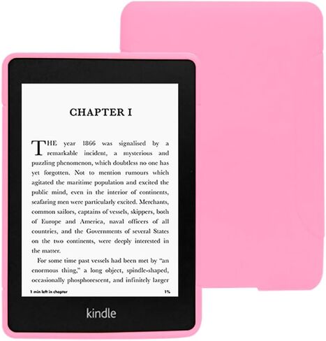 Case for 12th Generation 7" Kindle Paperwhite Cover - Slim Fit TPU Gel Protective Case Cover for 2024 All-New Kindle Paperwhite6 (Pink) in Kuwait