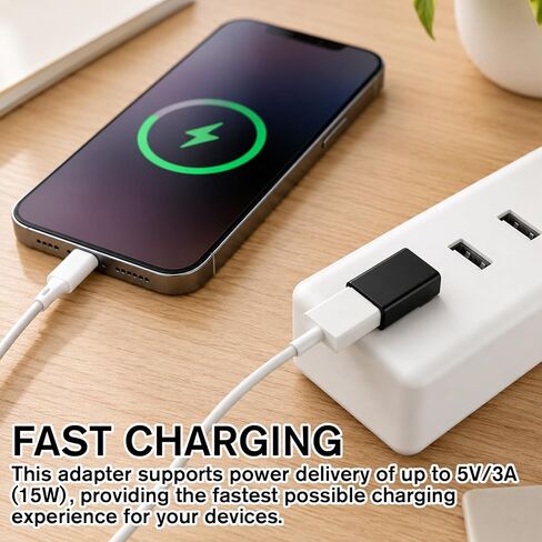 2 Pack USB3.1 Type A Male to USB-A Female Adapter, Angle USB A Male to Female Converters, Up and Down Angle 90 Degree Fast Charging Converter OTG for PC, Laptop, Power Bank and More in Kuwait
