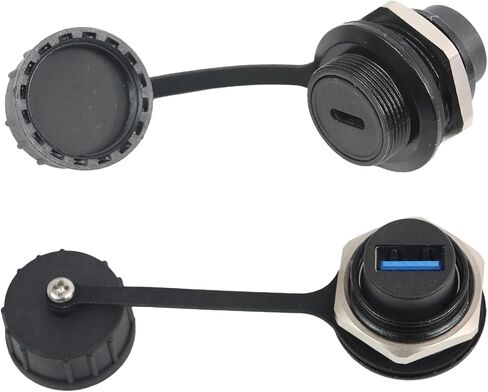 PENGLIN 2PCS Waterproof USB C to USB 3.0 Panel Mount Adapter in Kuwait