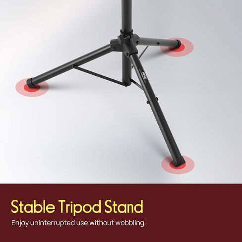 Pyle Universal Laptop Projector Tripod Stand - Adjustable Computer, DJ Equipment Holder Mount with 14'' x 11'' Plate, Height Adjustable 22 to 35 Inches - Portable for Stage, Studio,Home,and Office Use in Kuwait