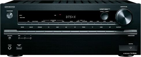 ONKYO AV Receiver 7.1ch Dolby Atmos/DTS: X / 4K / HDCP2.2 / hi-res Sound Source corresponding Black TX-NR646 (B) in Kuwait