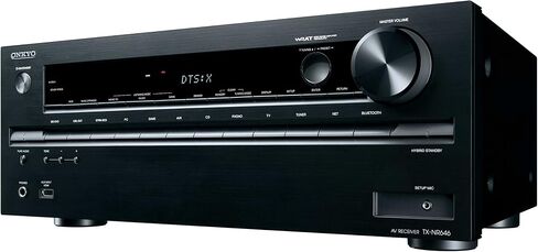 ONKYO AV Receiver 7.1ch Dolby Atmos/DTS: X / 4K / HDCP2.2 / hi-res Sound Source corresponding Black TX-NR646 (B) in Kuwait