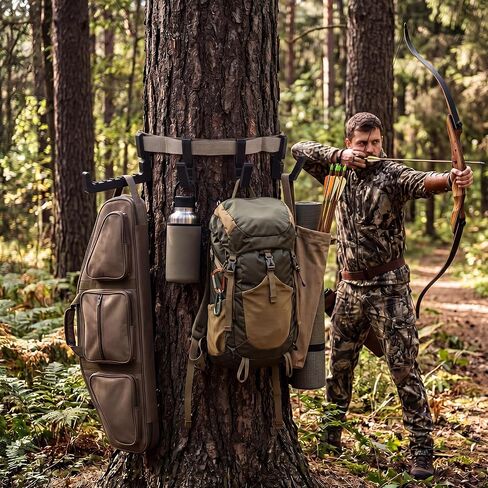BreezeHug 6 ft Treestand Strap Gear Hangers Daisy Chain with 3 Hanging Clip in Kuwait