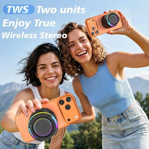 Magnetic Bluetooth Speaker,Mini Speaker &Stand Gift for Women Men Teen in Kuwait