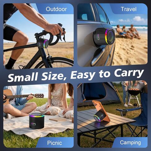 Magnetic Bluetooth Speaker,Mini Speaker &Stand Gift for Women Men Teen in Kuwait