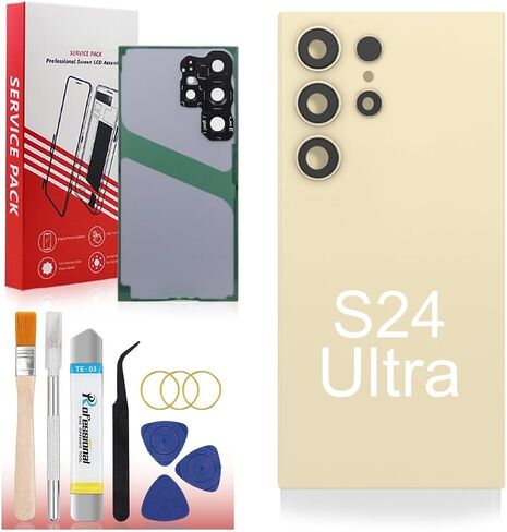 Back Glass Replacement Compatible with Galaxy S24 Ultra 6.8" in Kuwait