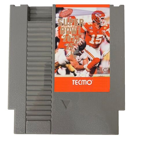 Seal-A-Deal Tecmo Super Bowls 2025 72 Pins 8 Bit Game Cartridge Reproduction (Gray) in Kuwait