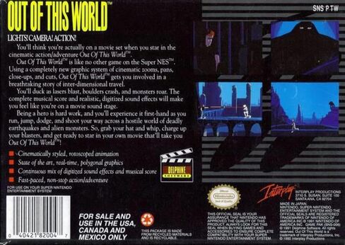 Out of This World - Nintendo Super NES in Saudi Arabia