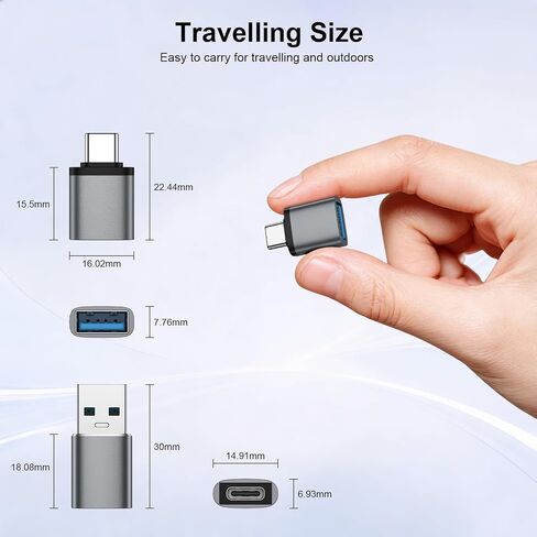 USB C to USB Adapter & USB A to USBC Adapter for Google Pixel 11 10 9 8 Pro in Kuwait