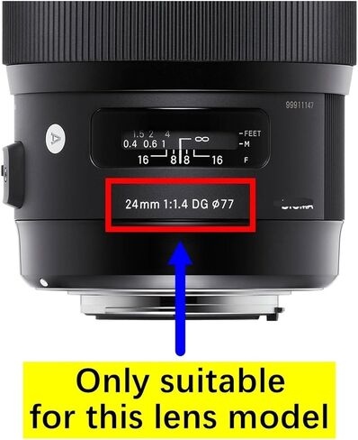 Lens Front Filter Ring,Compatible For Sigma,24mm F1.4 DG HSM ART in Saudi Arabia