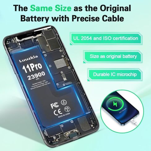 23900mAh Battery Compatible with iPhone 11 PRO, (New Upgrade) Super Capacity Battery Replacement Compatible with iPhone 1 in Kuwait