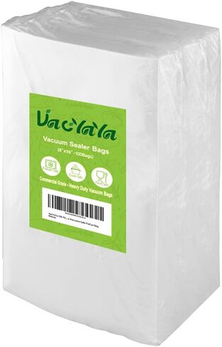 Quart 8"x12"Vacuum Sealer Bags 100ct for Food Storage in Kuwait